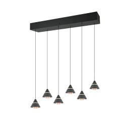 Trio 337010632 LED závesný luster ROMEO | 7W integrovaný LED zdroj | 700lm | 2300+3000+4000K