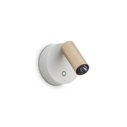 Ideal lux 347493 LED bodové nástenné svietidlo ELF | 3W integrovaný LED zdroj | 200lm | 3000K