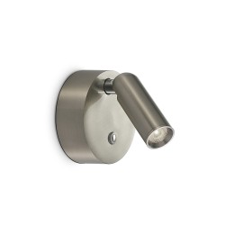 Ideal lux 364810 LED bodové nástenné svietidlo BEAN  | 3W integrovaný LED zdroj | 180lm | 3000K