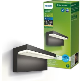 Philips 8720169257252 LED vonkajšie nástenné svietidlo Bustan | 3,8W integrovaný LED zdroj | 800lm |