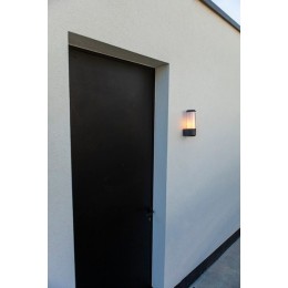 Lutec 5288201118 vonkajšie nástenné svietidlo Heros 1x15W | E27 | IP44 - čierna