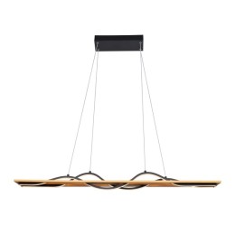 Italux PND-23848-30W-BK-GD LED závesný luster Conato | 35W integrovaný LED zdroj | 1200lm | 3000K