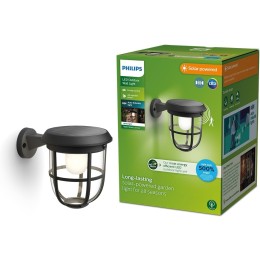 Philips 8720169267176 LED solárne vonkajšie nástenné svietidlo Radii | 1,3W integrovaný LED zdroj |