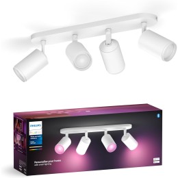 Philips HUE  8720169319578 LED bodové stropné svietidlo Fugato  | 4x4,2W GU10 | 2000-6500K+RGBK