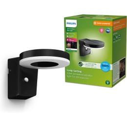 Philips 8720169265769 LED solárne vonkajšie nástenné svietidlo Zonal | 1,3W integrovaný LED zdroj |