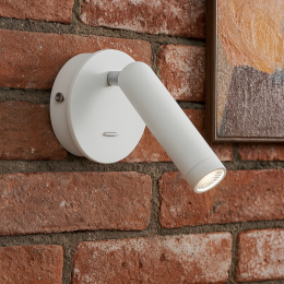 Italux WL-64834-1-WH LED bodové nástenné svietidlo Carda | 3W LED | 164lm | 3000K
