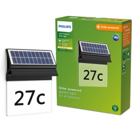 Philips 8720169265462 LED solárne vonkajšie nástenné svietidlo Enkara | 0,2W integrovaný LED zdroj |