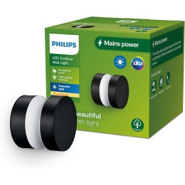 Philips 8720169266636 LED vonkajšie nástenné svietidlo Laven | 6W integrovaný LED zdroj | 720lm | 27