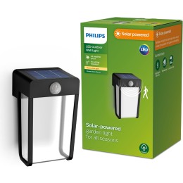 Philips 8720169265509 LED solárne vonkajšie nástenné svietidlo Shroud | 2,3W integrovaný LED zdroj |
