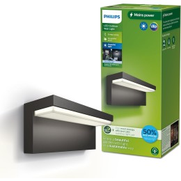 Philips 8720169257276 LED vonkajšie nástenné svietidlo Bustan | 3,8W integrovaný LED zdroj | 800lm |