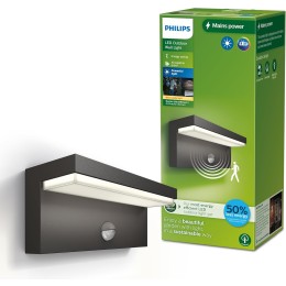 Philips 8720169257399 LED vonkajšie nástenné svietidlo Bustan | 3,8W integrovaný LED zdroj | 800lm |