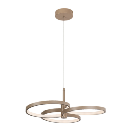 Rabalux 72400 LED závesné stropné svietidlo Isidora | 50W integrovaný LED zdroj | 4000lm | 3000-6500