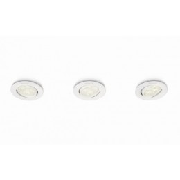 LED bodové svietidlo Philips Albireo 2700K 4x1W