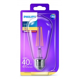 Philips 8718696807897 LED žiarovka Classic 1x4,3W | E27 | 2700K