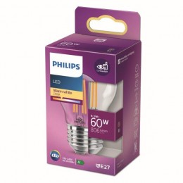 Philips 8718699762315 LED žiarovka 1x6,5W | E27 | 806lm | 2700K