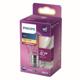Philips 8718699763176 LED žiarovka 1x4,3W | E27 | 470lm | 2700K