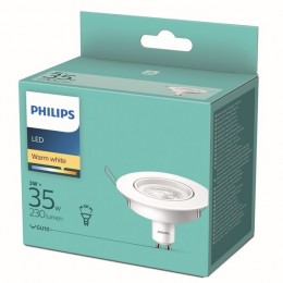 Philips 8718699777937 LED zápustné bodové svietidlo 1x3W | GU10 | 230L | 2700K
