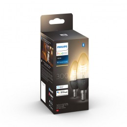 Philips Hue 8719514302211 LED filamentová žiarovka 2x4,5W | E14 | 3000lm | 2100K