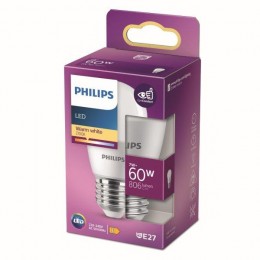 Philips 8719514309661 LED žiarovka 7W / 60W | E27 | 806lm | 2700K | P48