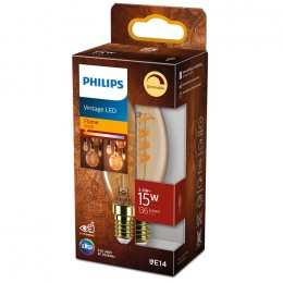 Philips 8719514315976 LED žiarovka Classic 2,5W / 15W | E14 | 136lm | 1800K | B35