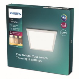 Philips 8719514326620 LED stropný panel Super Slim 1x12W | 1050lm | 2700K