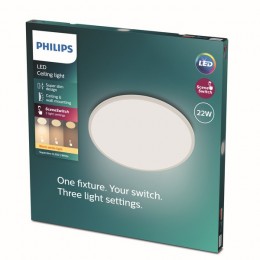 Philips 8719514327061 LED stropnica Super Slim 1x22W | 2000lm | 2700K