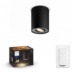 Philips Hue 8719514338449 LED prisadené stropné svietidlo Pillar 1x5W | GU10 | 350lm | 2200-6500K