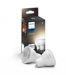 Philips Hue 8719514340145 LED žiarovka 2x5,2W | GU10 | 400lm | 2700K