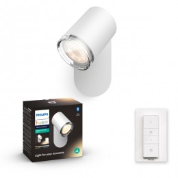 Philips Hue 8719514340855 LEDkúpeľňové nástenné svietidlo Adore 1X5W | GU10 | 250-350lm | 2200-6500K