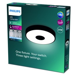 Philips 8720169301313 LED prisadené stropné svietidlo Coiner | 24W integrovaný LED zdroj | 2800lm |