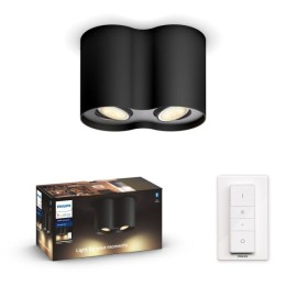 Philips Hue 8720169320116 LED bodové stropné svietidlo Pillar | 4,2W GU10 | 2x400lm | 2200-6500K