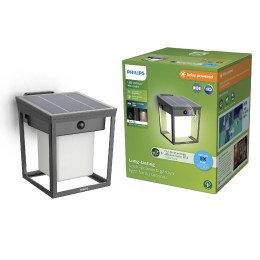 Philips 8720169362048 LED solárne vonkajšie nástenné svietidlo Blaise  | 1,5W integrovaný LED zdroj
