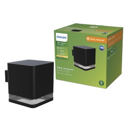 Philips 8720169386815 LED solárne vonkajšie nástenné svietidlo Virona  | 1,8W integrovaný LED zdroj