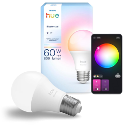 Philips Hue 8720169392182 LED inteligentná žiarovka Essential  | 8W E27  LED | 806lm | 2200-6500+RGB