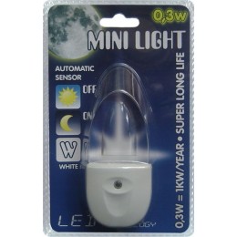 Prezent 1610 Mini Light LED orientačné osvetlenie do zásuvky