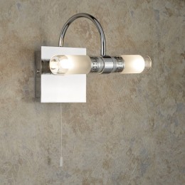 Searchlight 2555CC-LED BATHROOM kúpeľňové nástenné svietidlo G9 2x2,5W 200 lm IP44