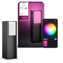 Philips Hue  8721103118455 LED vonkajší stĺpik Turaco  | 8W integrovaný LED zdroj | 1100lm | 2000-65