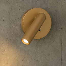 Italux WL-64834-1-GD LED bodové nástenné svietidlo Carda | 3W LED | 164lm | 3000K