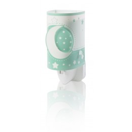 Dalber 63235LH LED detská nočná lampička Moon Green 1x40W | E14