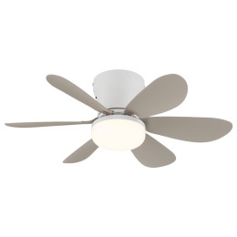 Globo 03625SA LED ventilátor s osvetlením DELORES | 5W integrovaný LED zdroj | 350lm | 2700-6500K