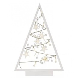 Emos DCWW27 LED vianočná dekorácia - stromček 0,45W | 15LED | 2xAA | 2700K | IP20