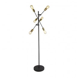 Searchlight EU8076-6BK Armstrong stojanové svietidlo E27 6 x 60W