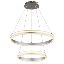 Globo 67377-60H LED závesné stropné svietidlo FRANCINE | 60W integrovaný LED zdroj | 5780lm | 2700-