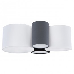 Globo 15586-4D prisadené stropné svietidlo Makki 4x15W | E27 - biela, čierna, šedá