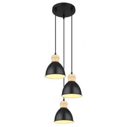 Globo 54018-3HS závesné stropné svietidlo Wiho 3x40W | E27 - čierna