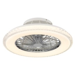 Globo 03654 LED ventilátor s osvetlením CORUSSO | 40W integrovaný LED zdroj | 2500lm | 3000-6500K