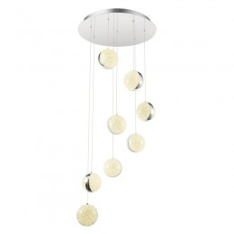 Globo 56007-8H LED závesný luster Tobias 1x80W | 5980lm | 4000K