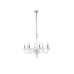 Luce Ambiente Design I-ALFIERE/8 BCO závesný luster ALFIERE E14