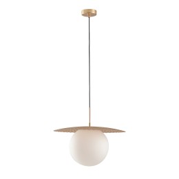 Luce Ambiente Design I-CHAPLIN-S45 ORO závesný luster CHAPLIN | 1×60W E27