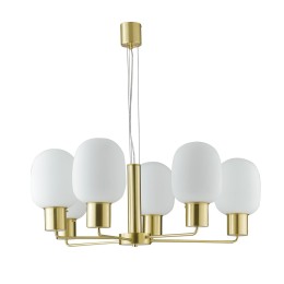 Luce Ambiente Design I-FELLINI-S6 ORO závesný luster FELLINI E27